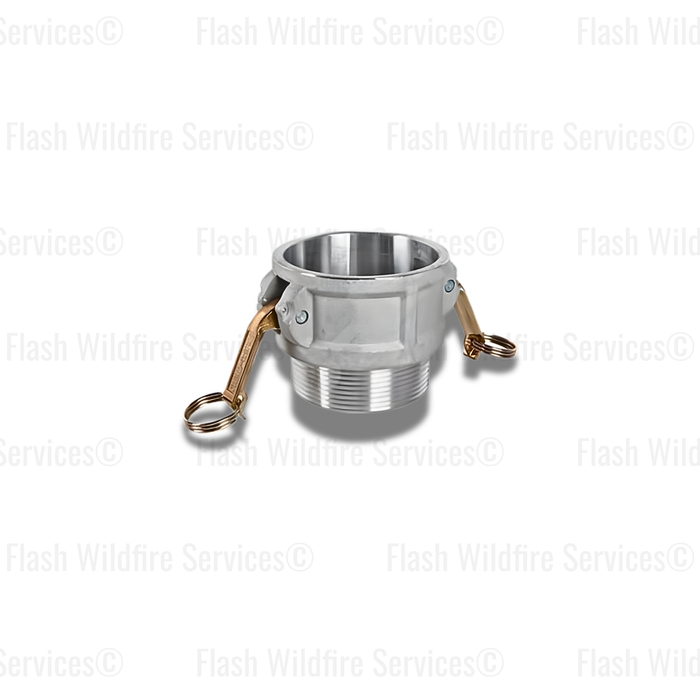 4" Aluminum Camlock Part B - Male NPT Coupler