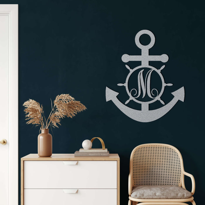 Anchor Metal Wall Art - Decor available at Dekadron for $74.90