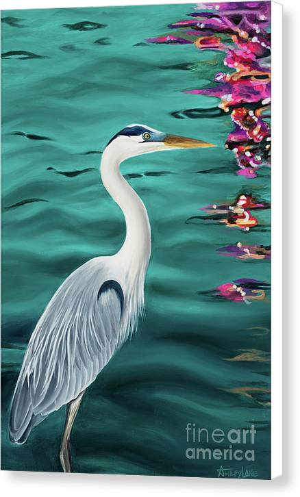 Blue Heron - Canvas Print
