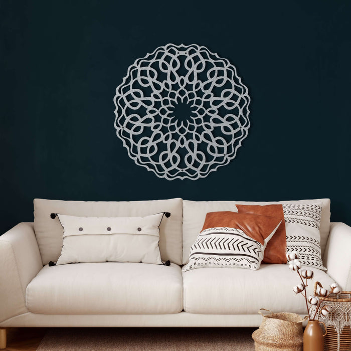 Mandala Metal Wall Art - Decor available at Dekadron for $74.90