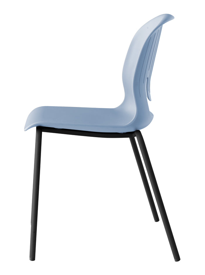 Palette Chair With Black Steel 4-Leg Frame