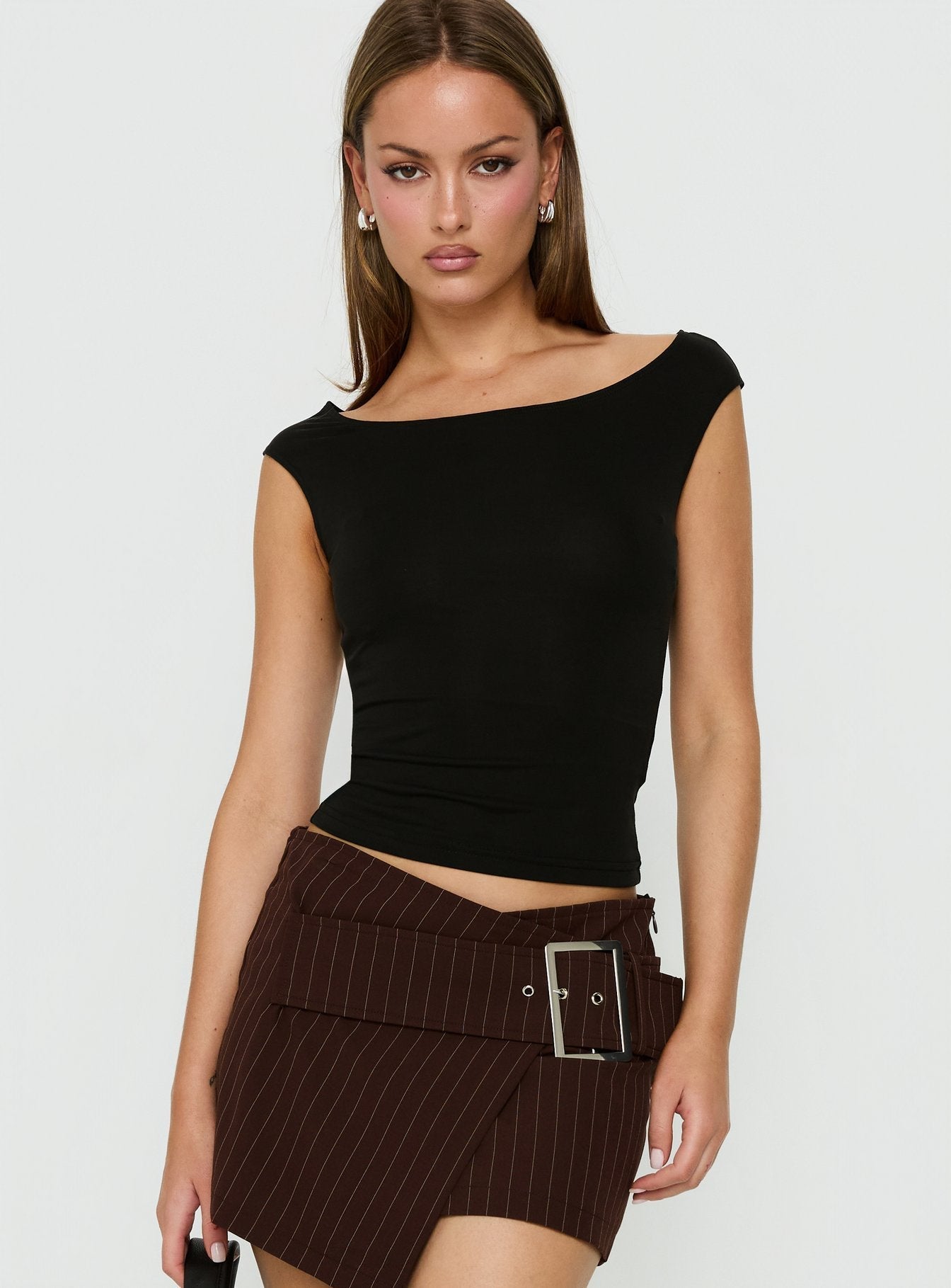 Cheirosa Off Shoulder Top Black