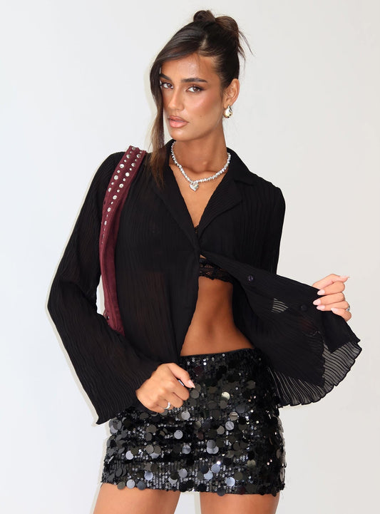 Selma Shirt Black
