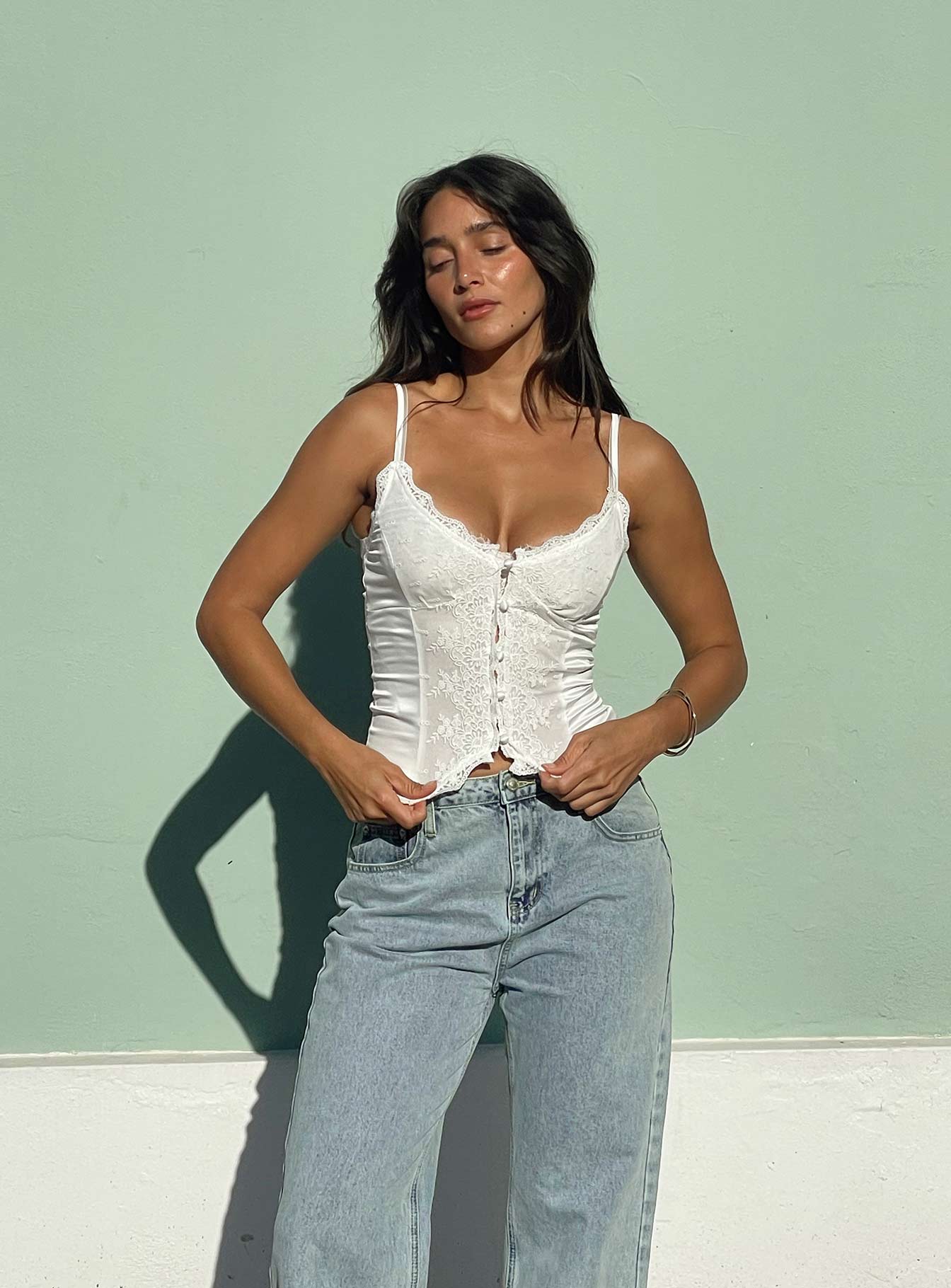 Juliana Top White
