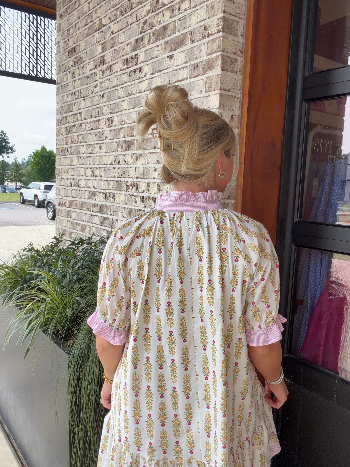 Clara Floral Puff Sleeve Dress