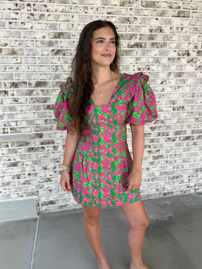Gemma Floral Mini Dress