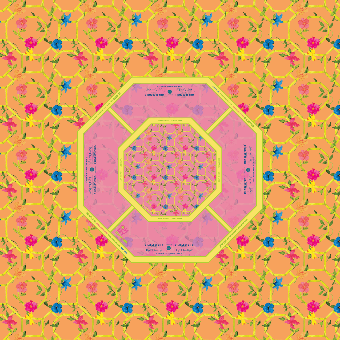 Bagua Blossom Tablecloth
