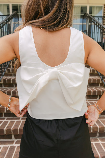Daria Bow Back Top