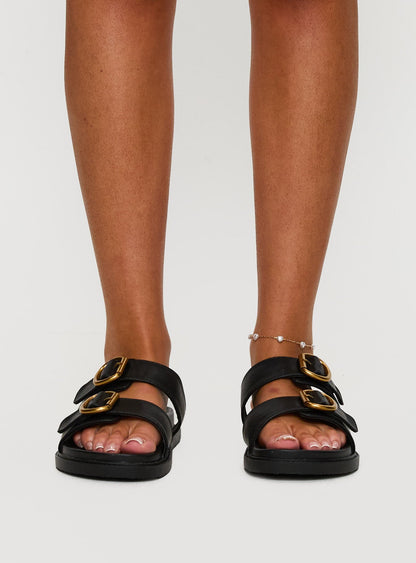 Wallflower Sandals Black