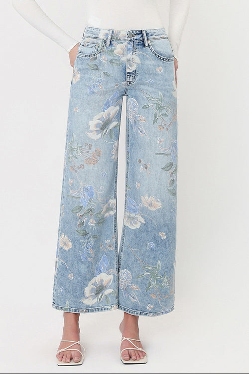 Harper Floral Extreme Vintage Jeans