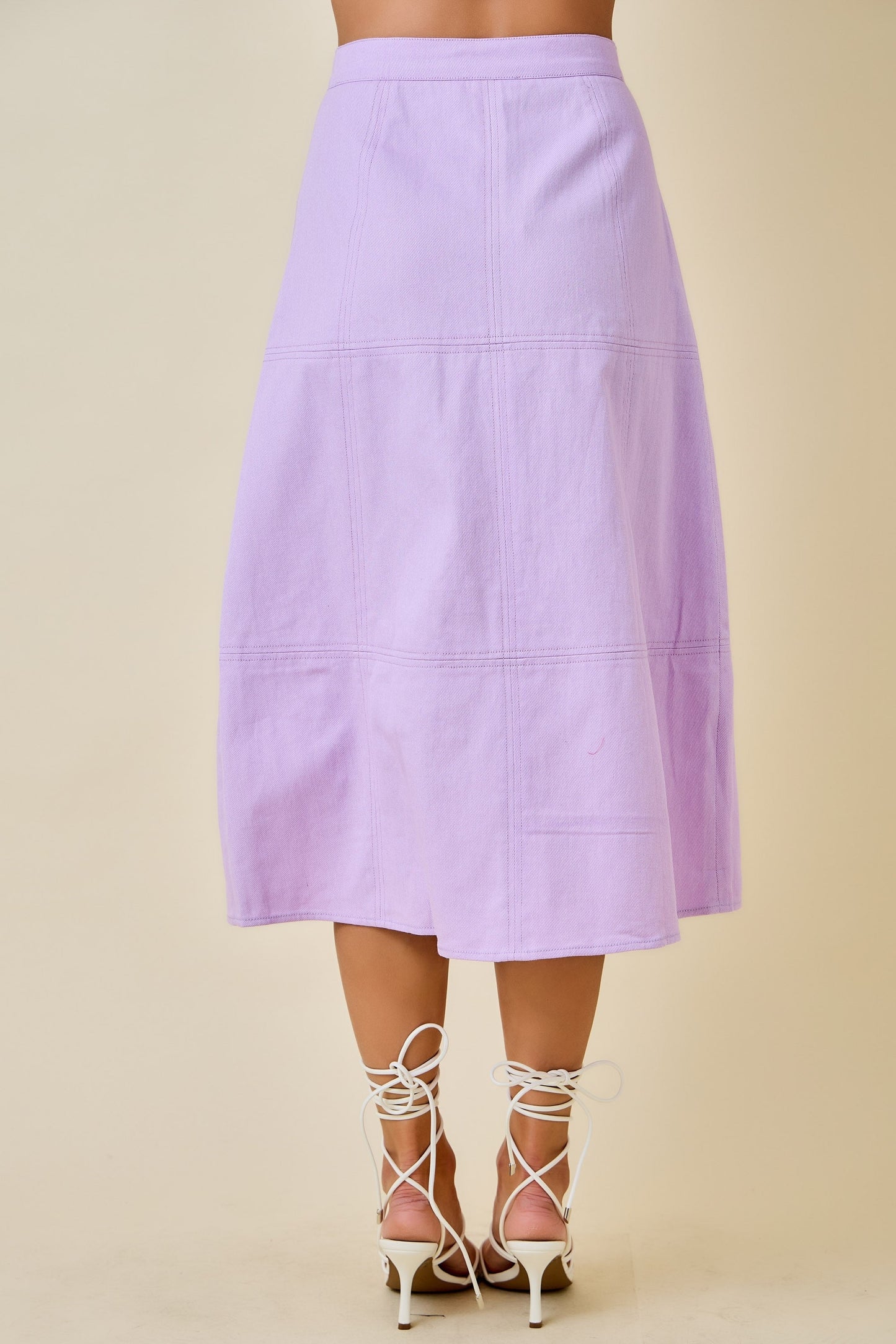 Fae Midi Denim Skirt