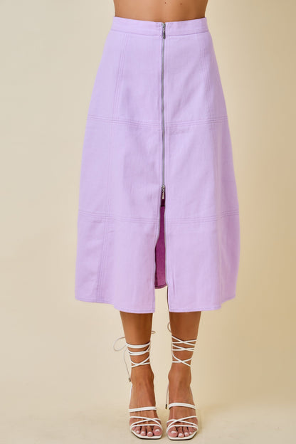 Fae Midi Denim Skirt