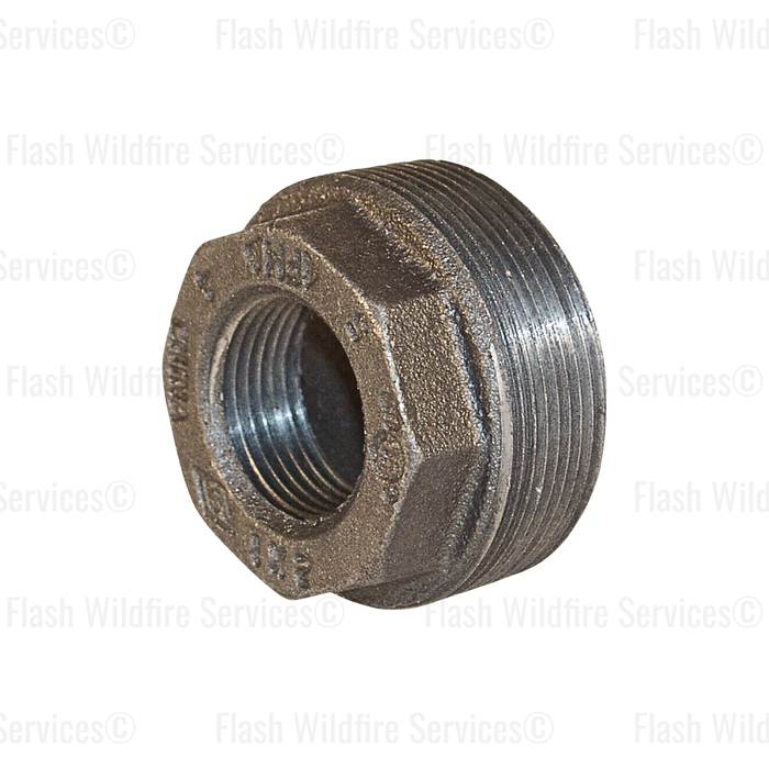 3" Male NPT x 2.5" Female NPT Reducer Hex Bushing