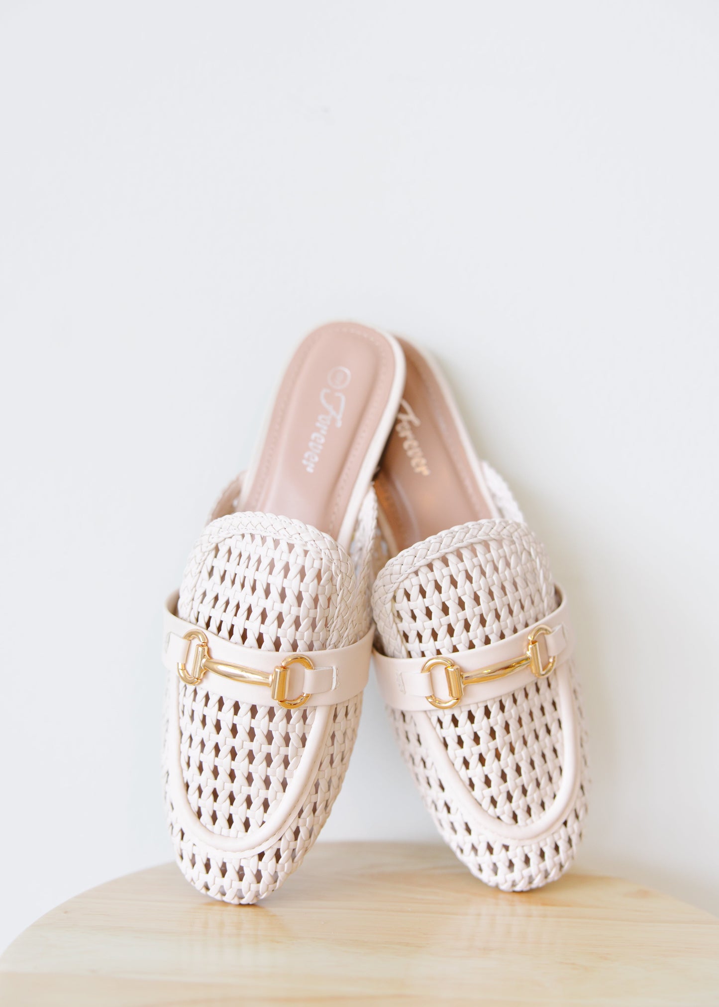 Concinnity Woven Mesh Slip-On Mule Flats