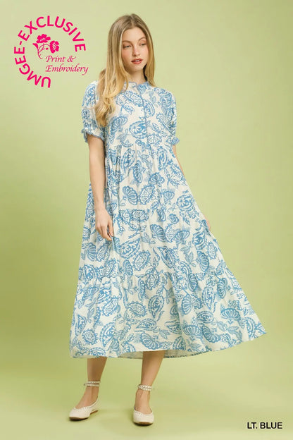 Lena Tiered Midi Dress