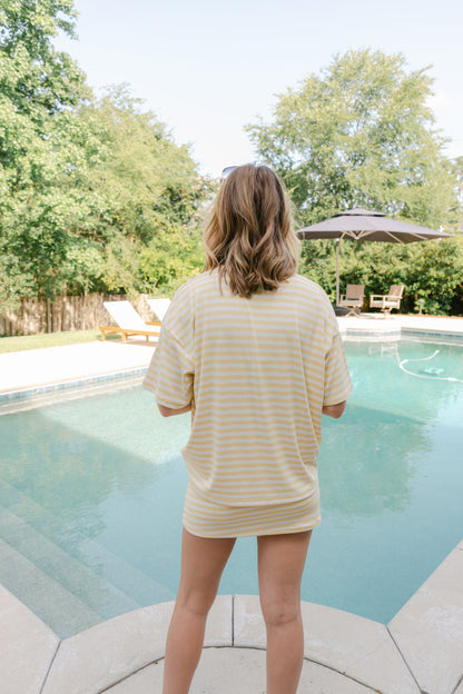Maddie Oversized Striped Tee