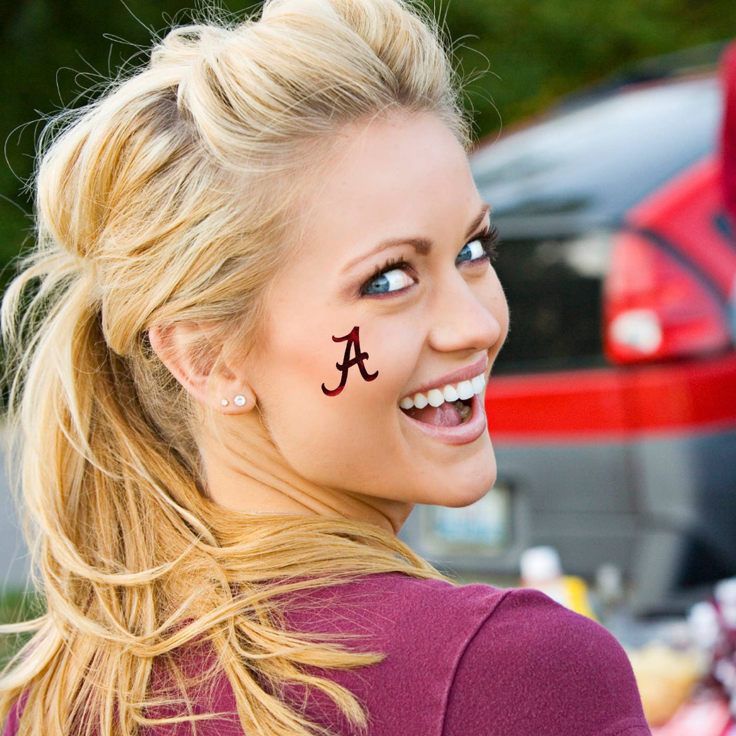 Alabama  Game Faces® Temporary Tattoos