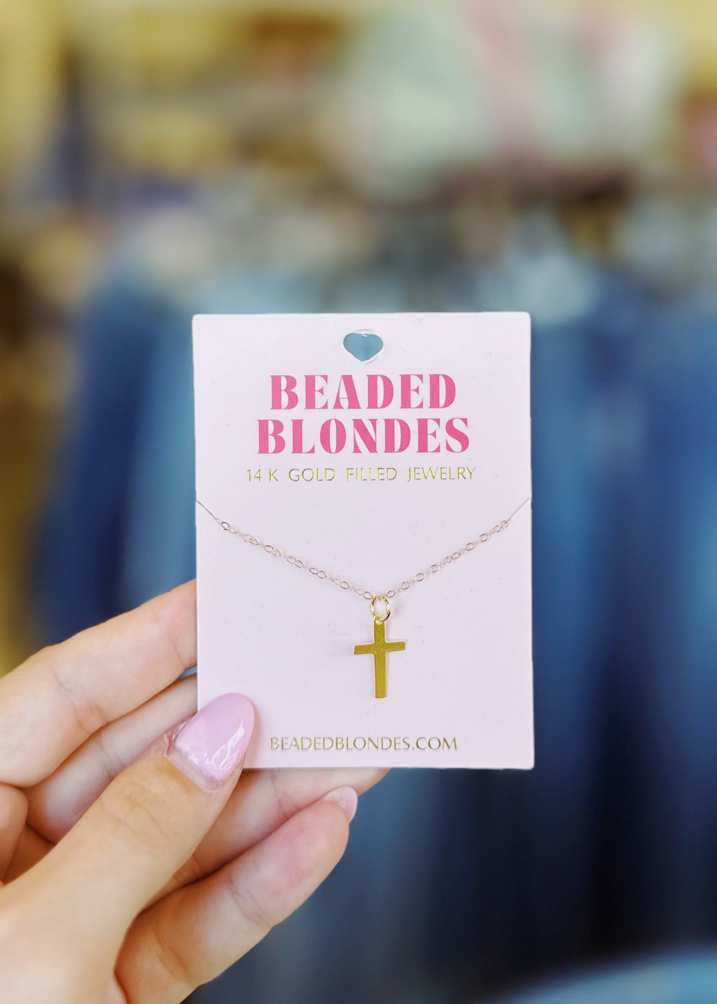 Cross Charm Necklace