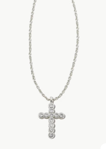 Cross Crystal Pendant Necklace