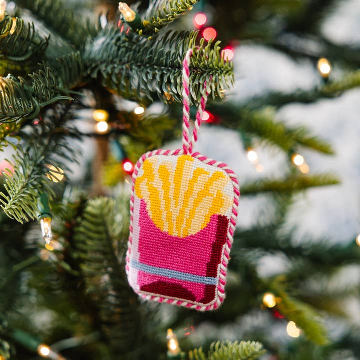 Icon Needlepoint Ornament