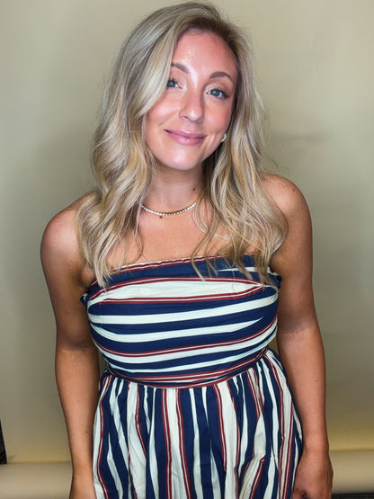 Channing Striped Maxi Dress
