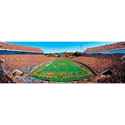 Clemson Tigers - 1000 Piece Panoramic Puzzle - End View