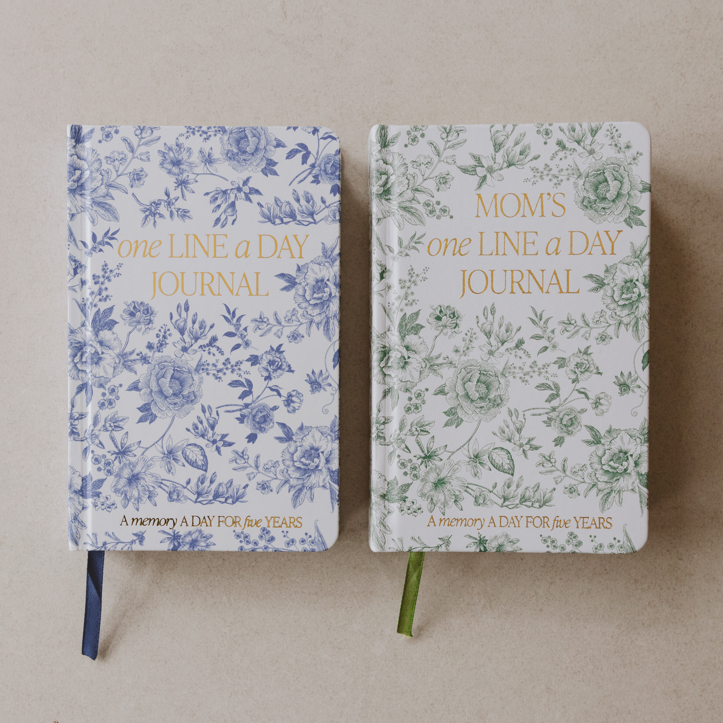 Blue Delft One Line A Day Journal