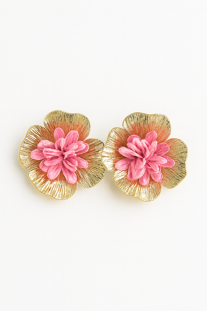 Isabelle Bloomed Metal Earrings