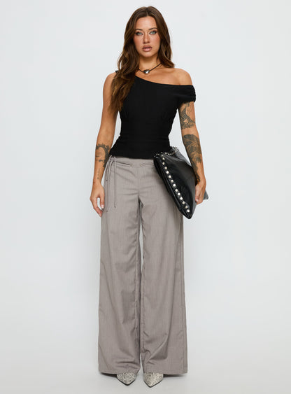 Emerey Off Shoulder Top Black