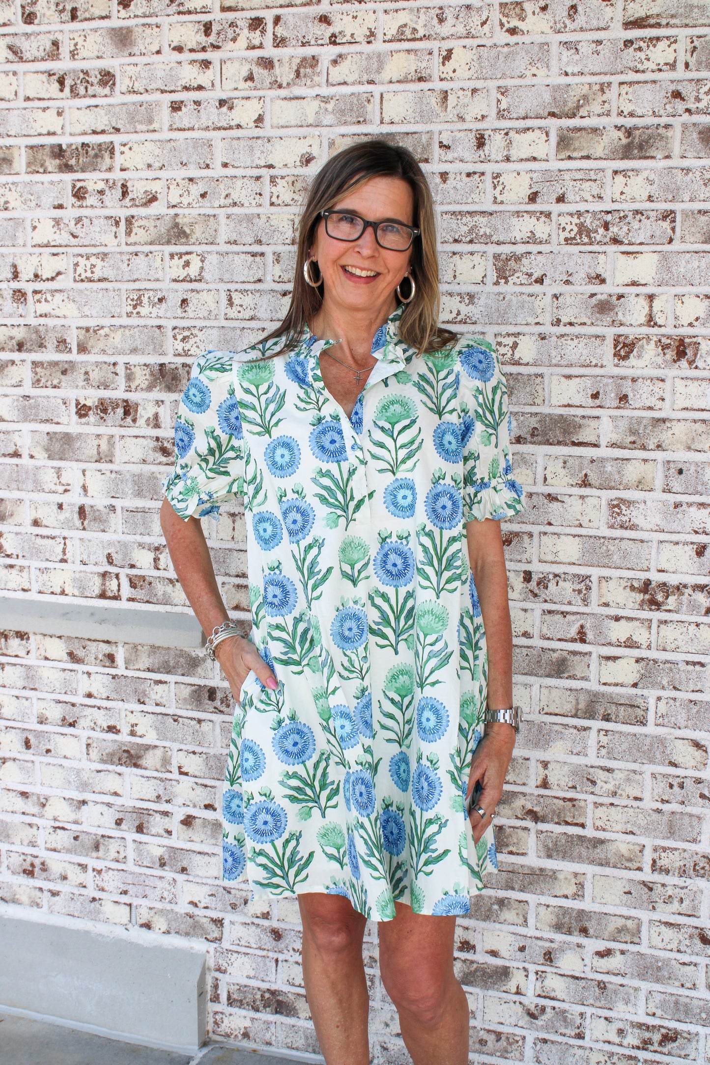 Celeste Floral Puff Sleeve Dress