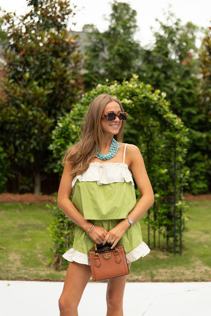 Giselle Summer Ruffle Strap Blouse