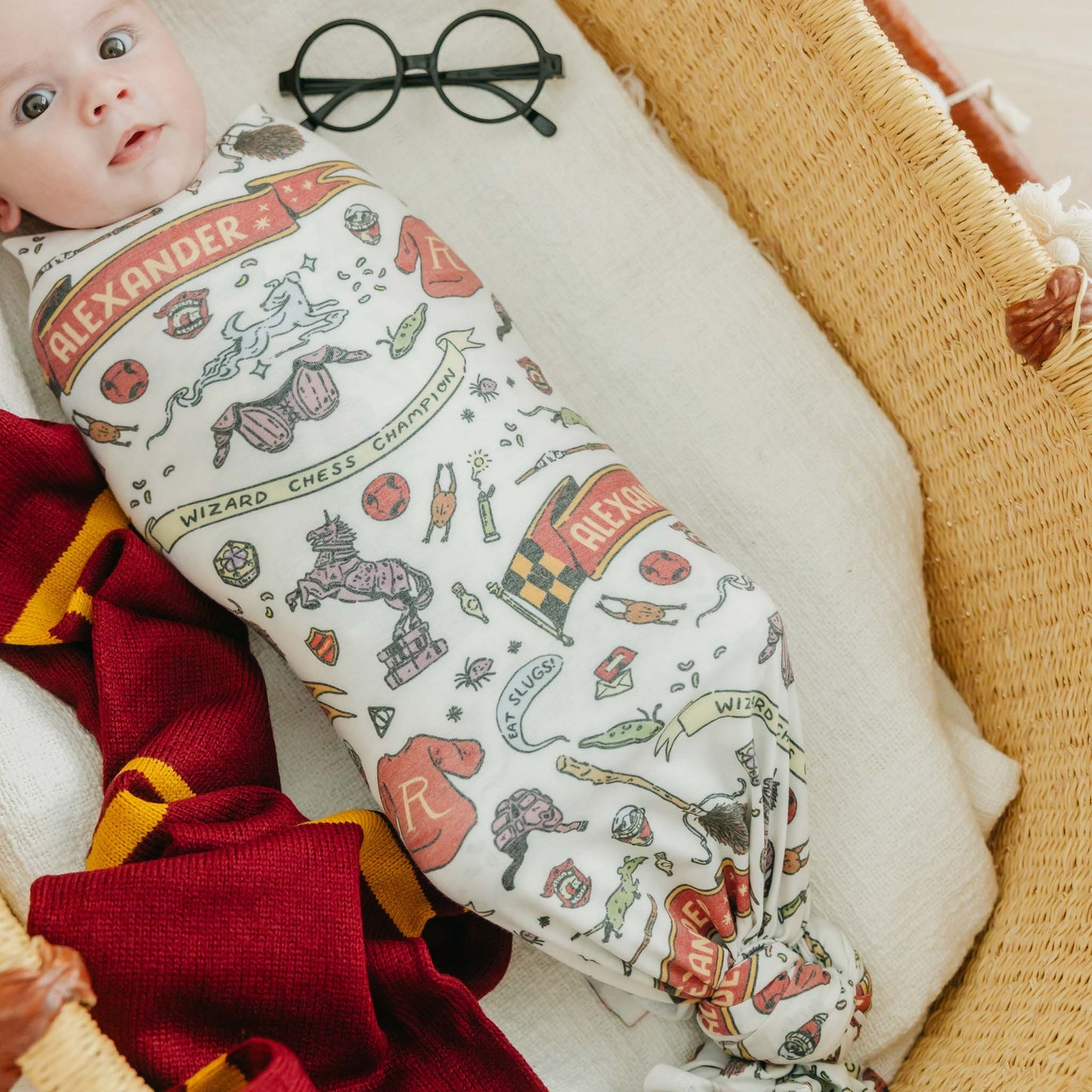 Harry Potter™ Personalized Swaddle Blanket - Ron