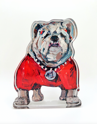 Lauren Dunn Acrylic Gameday Bulldog