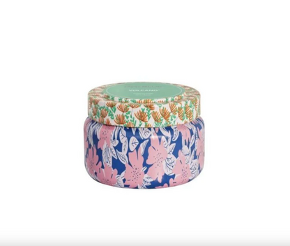 Capri Blue Pattern Play Printed Tin