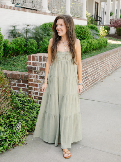 Hannah Tiered Summer Maxi Dress