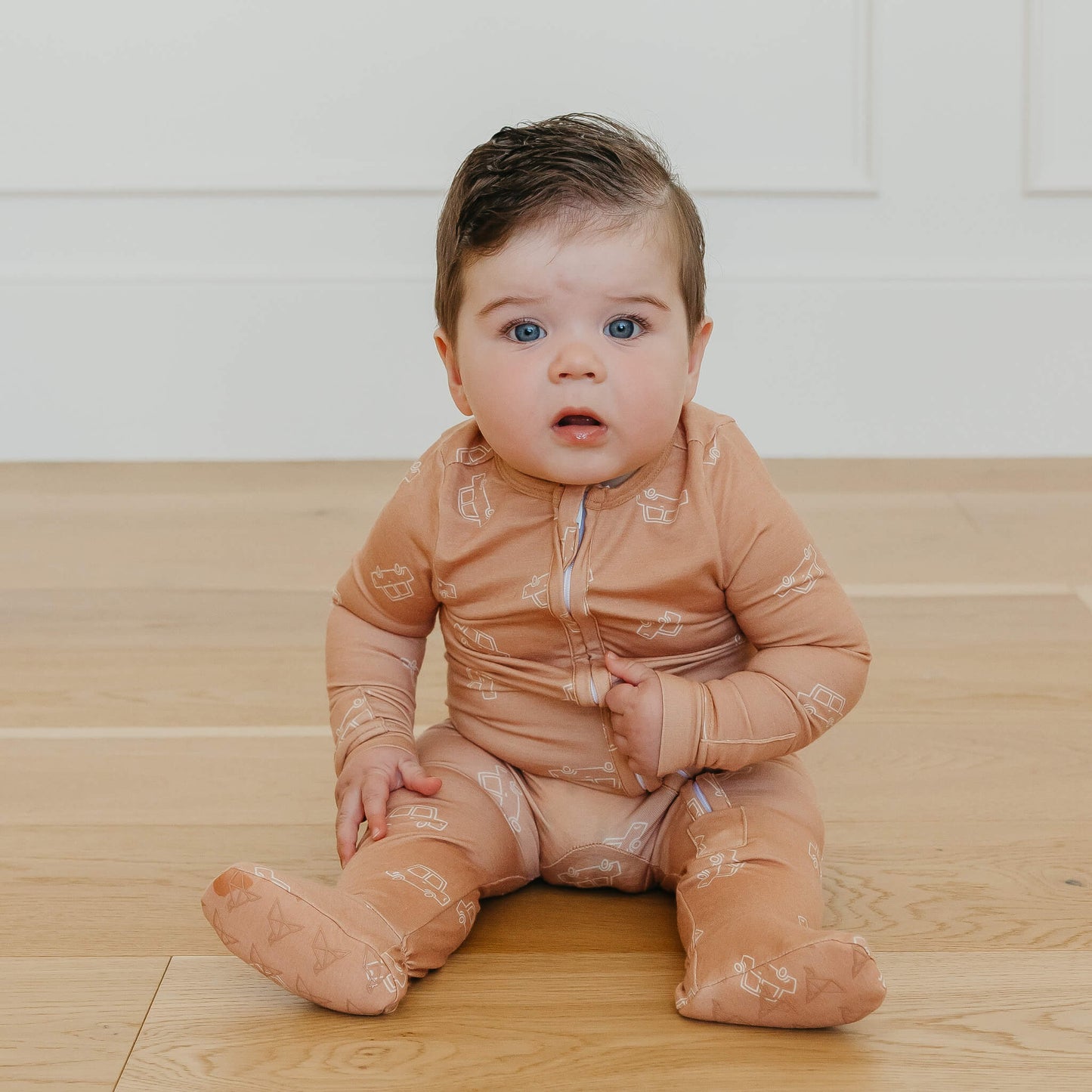 Zip-Up Footie Pajama - Cooper