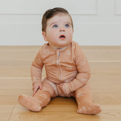 Zip-Up Footie Pajama - Cooper