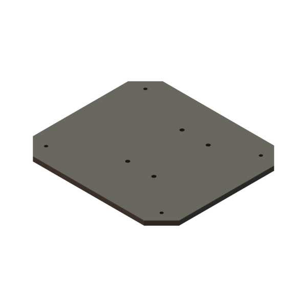 A-7435 Mounting Board for Mini-Striker®, HDPE - 700082 -  Genuine WATERAX Parts