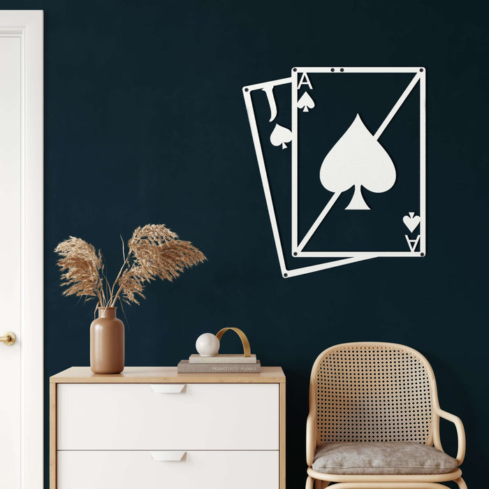 Ace of Spades Metal Wall Art - Decor available at Dekadron for $69.90