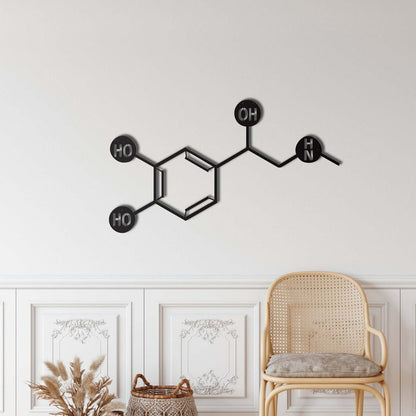 Adrenaline Molecule Metal Wall Art - Decor available at Dekadron for $79.90