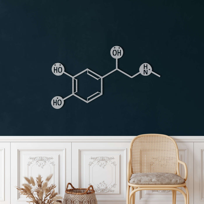 Adrenaline Molecule Metal Wall Art - Decor available at Dekadron for $69.90
