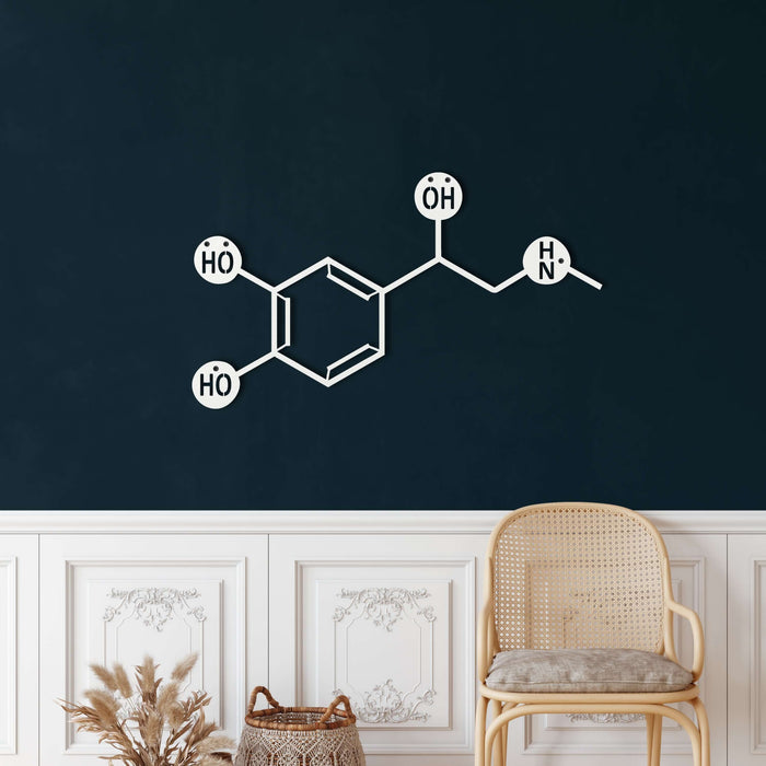 Adrenaline Molecule Metal Wall Art - Decor available at Dekadron for $69.90
