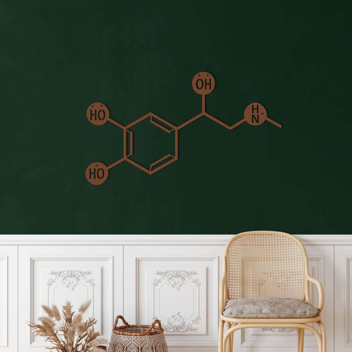 Adrenaline Molecule Metal Wall Art - Decor available at Dekadron for $69.90