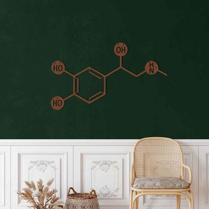 Adrenaline Molecule Metal Wall Art - Decor available at Dekadron for $69.90