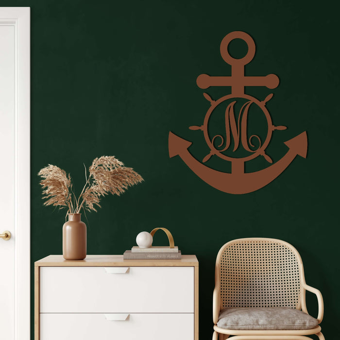 Anchor Metal Wall Art - Decor available at Dekadron for $74.90
