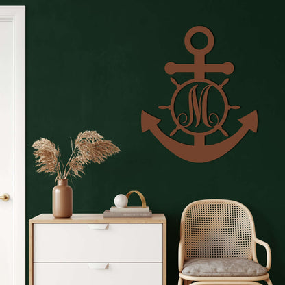 Anchor Metal Wall Art - Decor available at Dekadron for $74.90