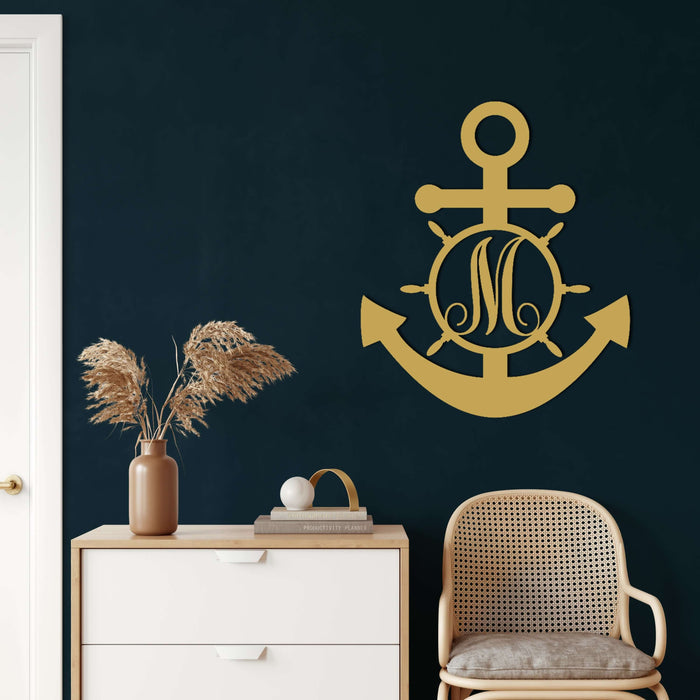 Anchor Metal Wall Art - Decor available at Dekadron for $74.90