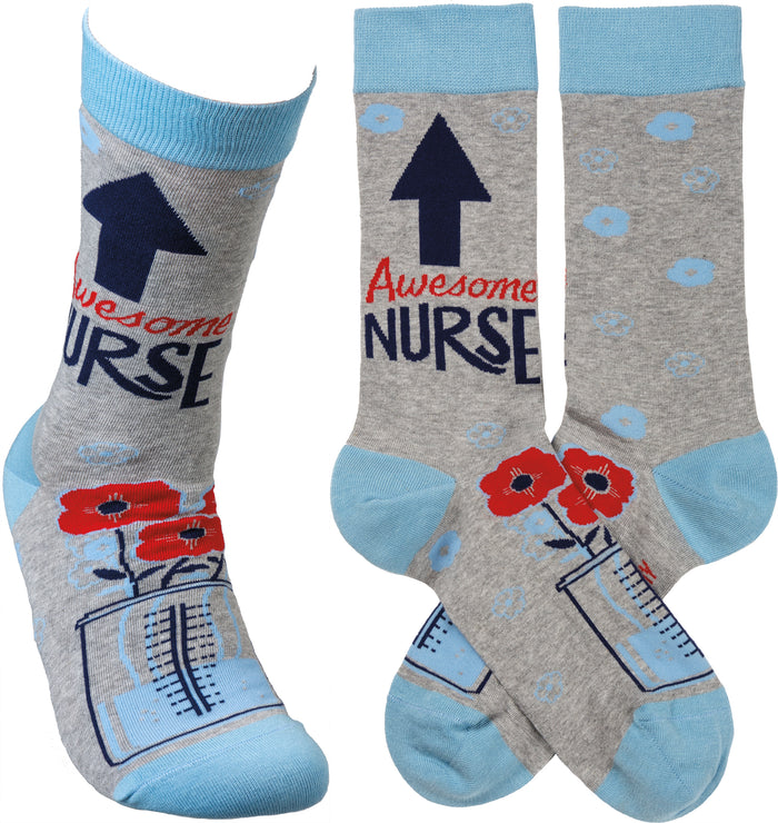 "Awesome Nurse" Socks #100-S319