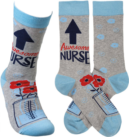 "Awesome Nurse" Socks #100-S319