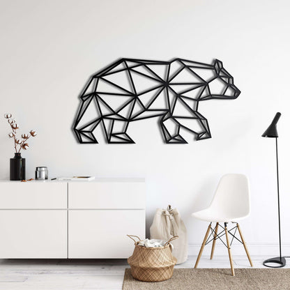 Bear Metal Wall Art - Decor available at Dekadron for $59.90